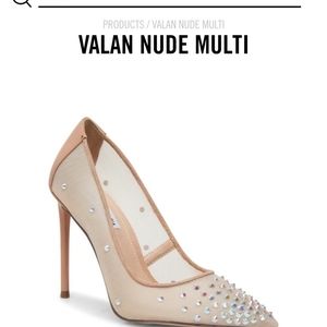 Steve Madden Valan Nude Multi Heels, 4"